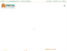 Tablet Screenshot of capitolempresa.com